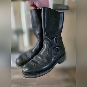 Harley-Davidson Black Leather Women's Motorcyle Boots